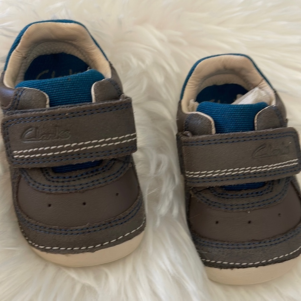 Excellent condition Clark’s boys first shoes US 3.5W